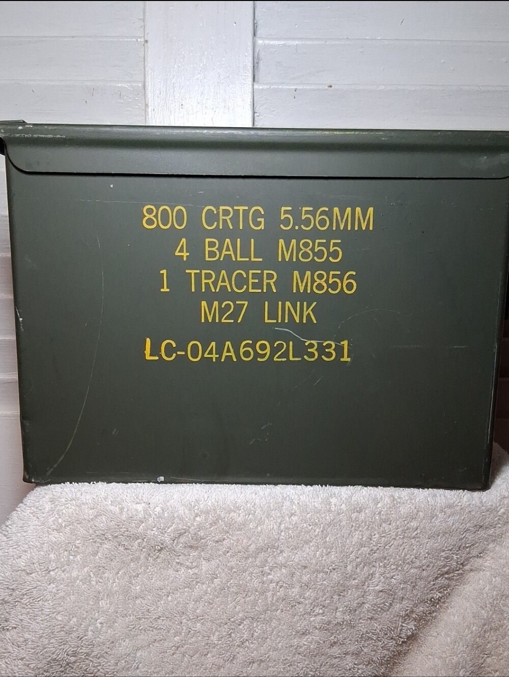 Metal Military Can
